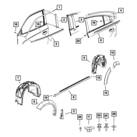05043109AC MOPAR Splash Shield