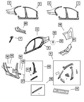 05291560AC MOPAR Bodyside Aperture Exhauster Right
