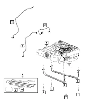 06509553AA MOPAR Push Pin