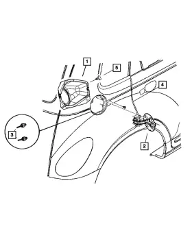 6034608 MOPAR Headline Pin
