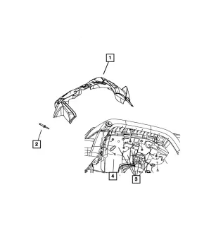 6510358AA MOPAR Hex Nut