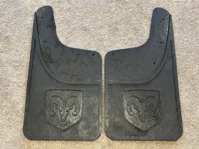 82211267AB MOPAR Rubber Rear Splash Guards 1500 Ram 82211267AB MOPAR Rubber Rear Splash Guards 1500 Ram