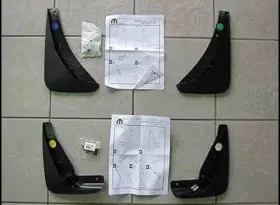 8221414182214142 MOPAR Deluxe Splash Guards Set Dodge