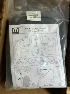 82216018AB MOPAR Front Splash Guards Jeep Cherokee