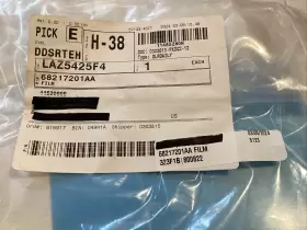 68217201AA MOPAR/CHRYSLER Anti Chip Film Rear