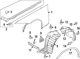 01241-01161 NISSAN Front Cover Nut