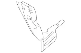 76748-EA00B NISSAN Mud Guard Xterra