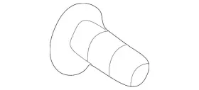 76876-W5000 NISSAN Radiator Splash Shield Clip