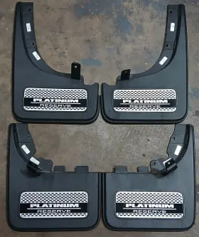 999J2W80D1 NISSAN Platinum Mud Flaps Set Titan 999J2W80D1 NISSAN Platinum Mud Flaps Set Titan
