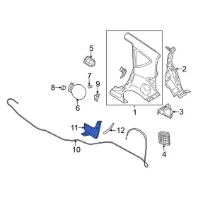 938833VY0A NISSAN OE Rear Left Mud Guard Versa 938833VY0A NISSAN OE Rear Left Mud Guard Versa