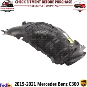 14908207 MERCEDES Benz Front Fender Liner Right Passenger