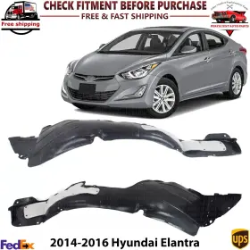 14914845 HYUNDAI Front Fender Liner Left Right Elantra