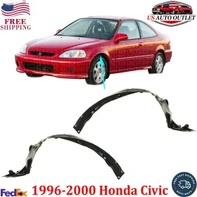 74101S04010 HONDA Front Right Left Fender Liner Splash Shield 74101S04010 HONDA Front Right Left Fender Liner Splash Shield