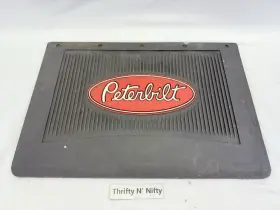 MF0006P-FG PETERBILT Rubber Semi Mud Flaps