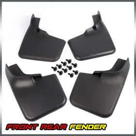 MUD1207ABK PIT66 Mud Flaps Splash Guard Flapsguard Kit F150