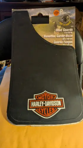 524R01 PLASTICOLOR Shield Mud Guards Mudflaps Harley-davidson