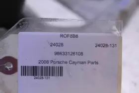 98633126108-24028 PORSCHE Transmission Skid Plate Boxster #3