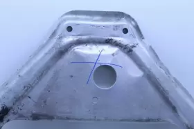 98733116104 PORSCHE Rear Transmission Skid Plate Automatic #2