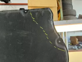 99150460100 PORSCHE Front Underbody Splash Shield Cover #2