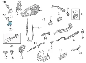 9J1831408A PORSCHE Taycan Front Right Door Hinge Lower #3