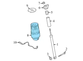 9J1837179A PORSCHE Taycan Front Door Check Rod #3