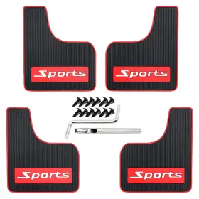 QUY-RJYD-17 QUYDDC Mini Rubber Car Mud Flaps Flapsguards Fi