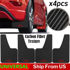 YS03015-HWZGE R.S Carbon Fiber Effect Splash Guards Mud Flaps