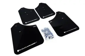 MF1-UR-BLK-WH RALLY ARMOR Mud Flap Wrx Sti Subaru