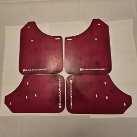 MF1-UR-RD-WH RALLY ARMOR Mud Flaps Wrx Sti Impreza