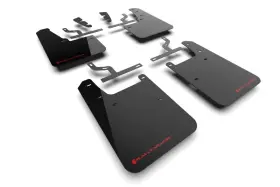 MF110-UR-BLK-RD RALLY ARMOR Mud Flap Toyota Tundra