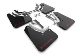 MF117-UR-BLK-RD RALLY ARMOR Splash Guards Mud Flaps