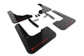 MF119-UR-BLK-RD RALLY ARMOR Splash Guards Mud Flaps