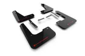 MF120-UR-BLK-RD RALLY ARMOR Splash Guards Mud Flaps