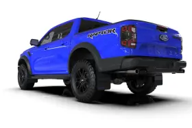 MF123-UR-BLK-BL RALLY ARMOR Mud Flaps Ford Ranger Raptor