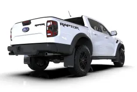 MF123-UR-BLK-WH RALLY ARMOR Mud Flaps Ford Ranger Raptor