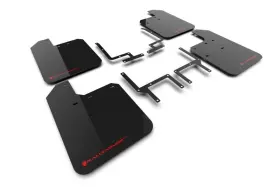 MF124-UR-BLK-RD RALLY ARMOR Mud Flap Jl Jeep Wrangler