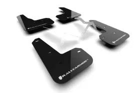 MF129-UR-BLK-WH RALLY ARMOR Splash Guards Mud Flaps