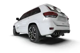 MF134-UR-BLK-WH RALLY ARMOR Mud Flaps Trackhawk Jeep Cherokee