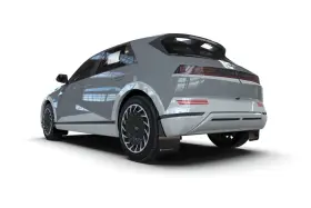MF137-UR-BLK-SIL RALLY ARMOR Mud Flaps Ioniq Hyundai