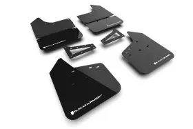 MF141-BLK-WH RALLY ARMOR Mud Flap