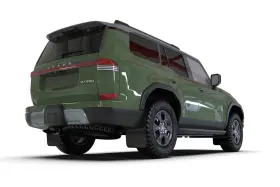 MF142-UR-BLK-DGRY RALLY ARMOR Mud Flaps Overtrail GX550 Lexus