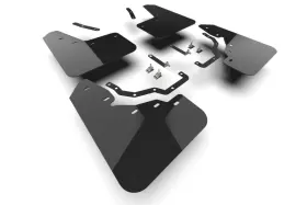 MF142-UR-BLK-MBK RALLY ARMOR Mud Flap Metallic GX-550 Lexus