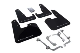 MF15-UR-BLK-SIL RALLY ARMOR Splash Guards Mud Flaps