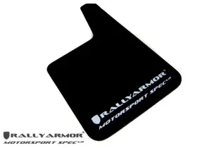 MF20-MSUR-BK-WH RALLY ARMOR Mspec Mud Flap