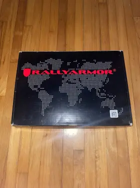 MF22-UR-BLK-RD RALLY ARMOR Mud Flaps Subaru Impreza