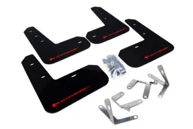 MF23-UR-BLK-RD RALLY ARMOR Splash Guards Mud Flaps