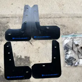 MF23-UR-BLK-SIL RALLY ARMOR Mud Flaps Frs Brz Subaru Toyota