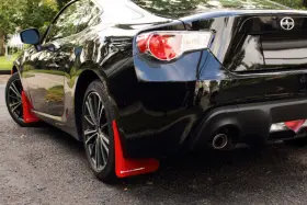 MF23-UR-RD-WH RALLY ARMOR Splash Guards Mud Flaps #2