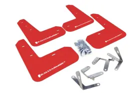 MF23-UR-RD-WH RALLY ARMOR Splash Guards Mud Flaps