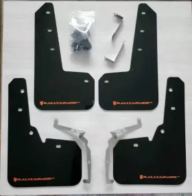 MF26-UR-BLK-OR RALLY ARMOR Mud Flaps Crosstrek Subaru